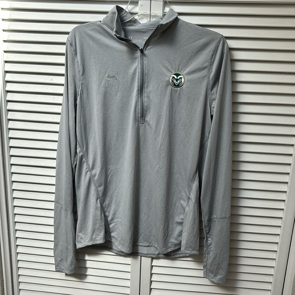 NWT Under Armour Colorado State University Rams logo heat gear